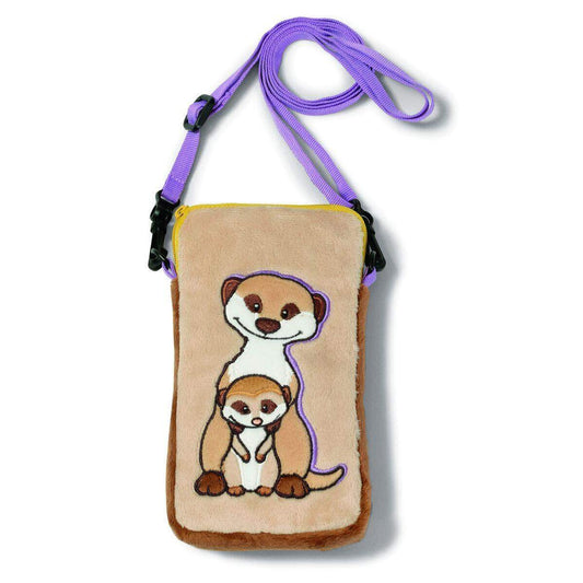 NICI Erdmännchen mit Kind Handytasche