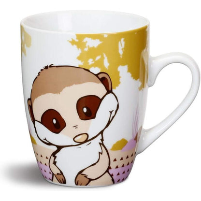 NICI Erdmännchen mit Kind Tasse