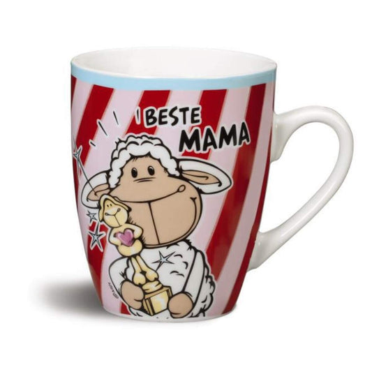 NICI Fancy Mugs Tasse Beste Mama, 8 x 10cm