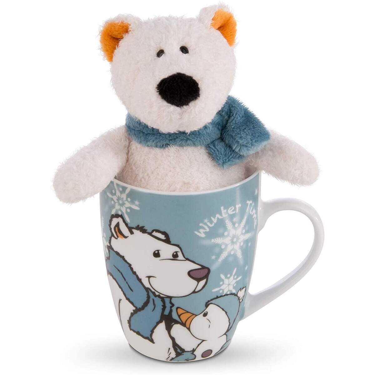 NICI Geschenk-Set Eisbär Bignic in Tasse
