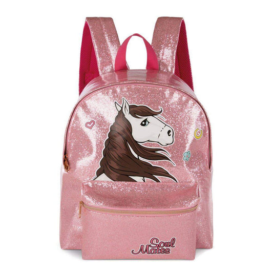 NICI Glitzer-Rucksack Pferd Ayeta, 32 x 38 x 20 cm
