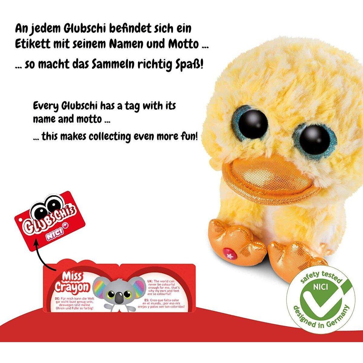 NICI Glubschis Kuscheltier Ente Honey Dee Kuscheltier, 15 cm