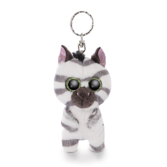 NICI Glubschis Schlenker Zebra Mankalita Schlüsselanhänger, 9 cm