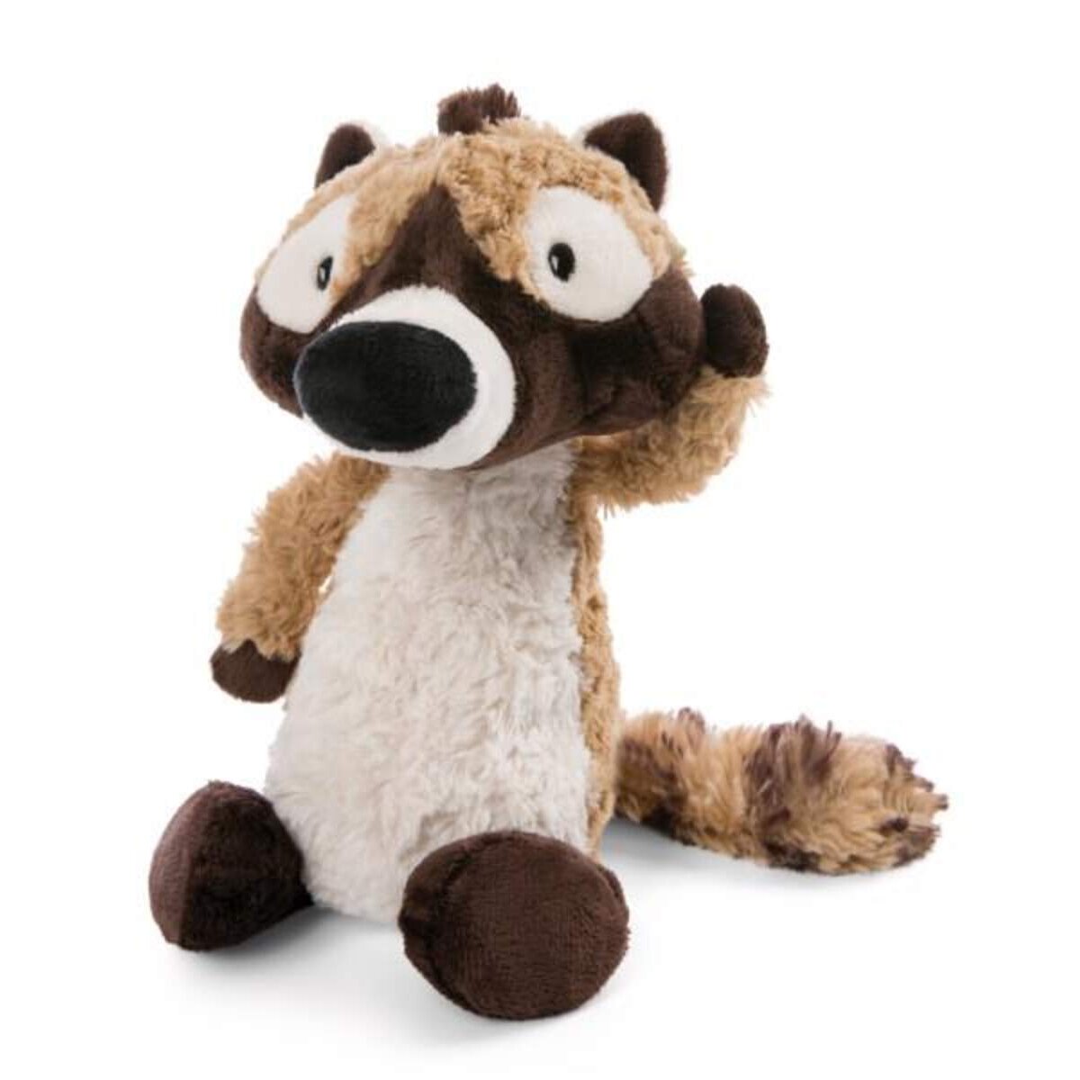 NICI GREEN Schlenker Kuscheltier Nasenbär Coaty Wild Friends, 22 cm
