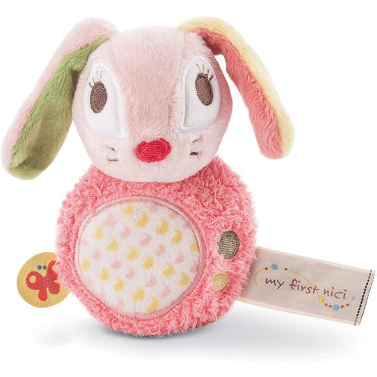 NICI Greifling Hase Hopsali mit Rassel, 12 cm