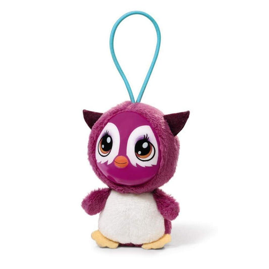 NICI Grinniess Eule Schlüsselanhänger, 8cm