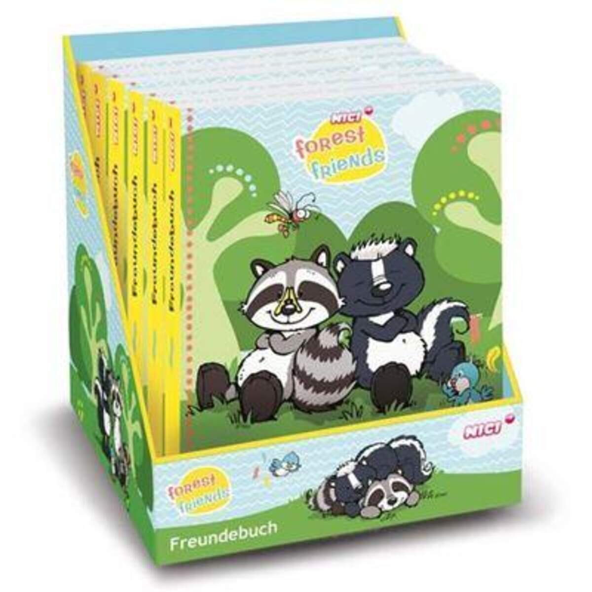 NICI Kindergarten-Freundebuch Stinktier Steve und Freund