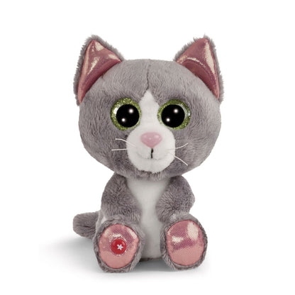 NICI GLUBSCHIS Kuscheltier Katze Felinja NICI GREEN, 15 cm