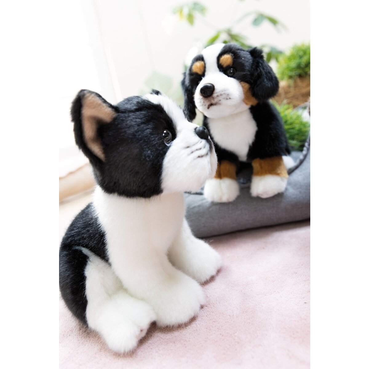 NICI Kuscheltier Hund Boston Terrier schwarz weiß 20 cm