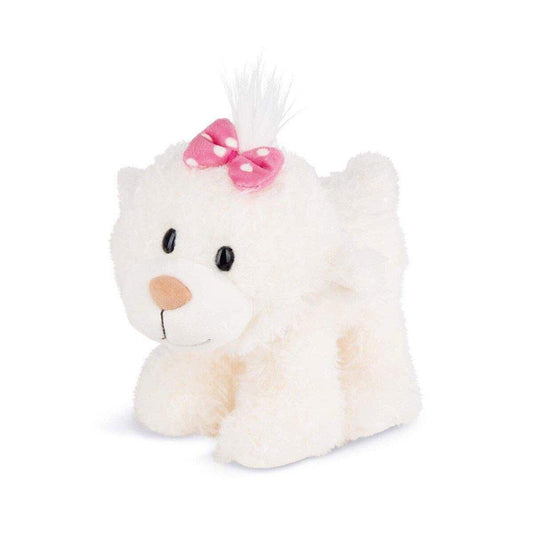 NICI Kuscheltier kleine Bären-Schwester stehend, 19 cm, weiß