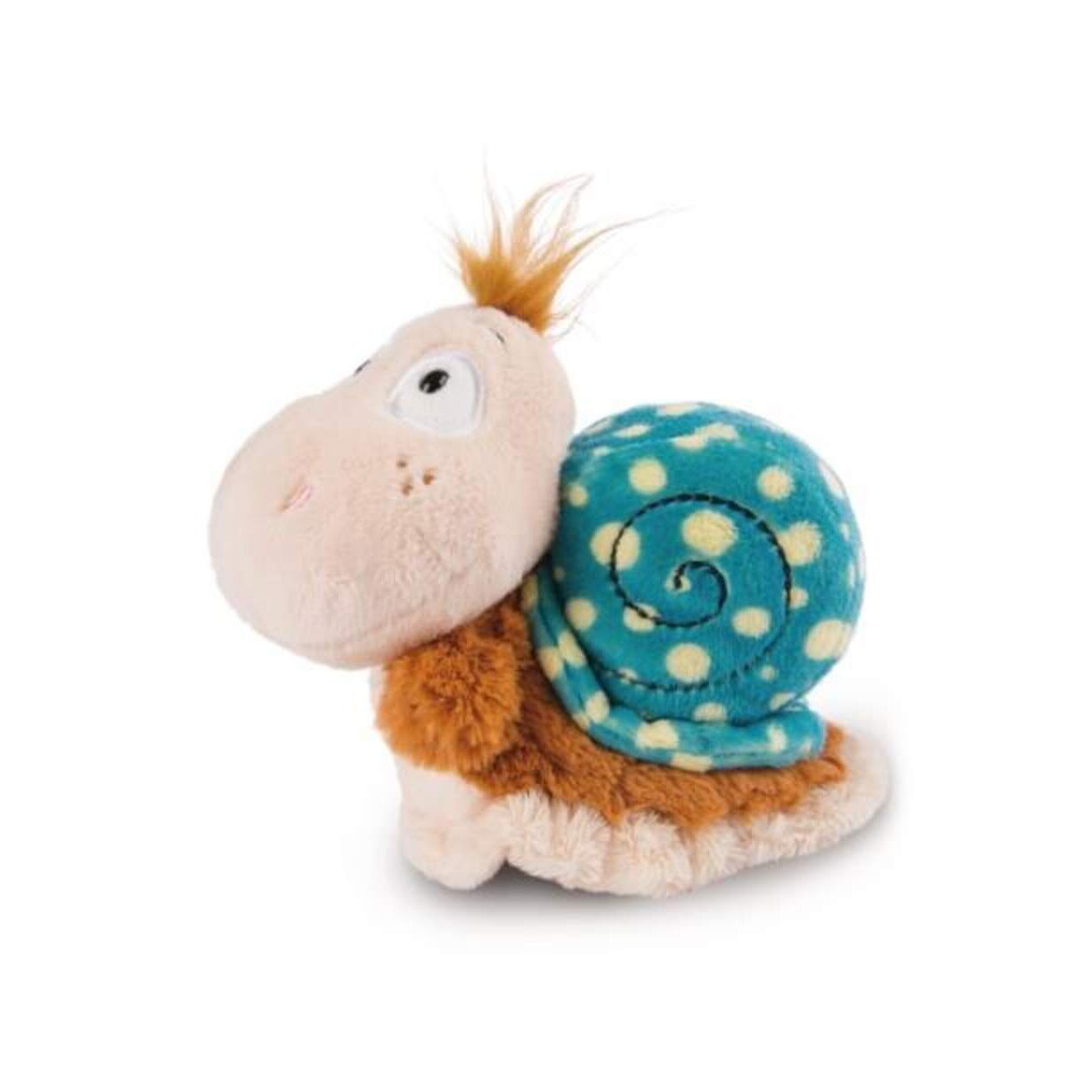 NICI Kuscheltier Schnecke blau