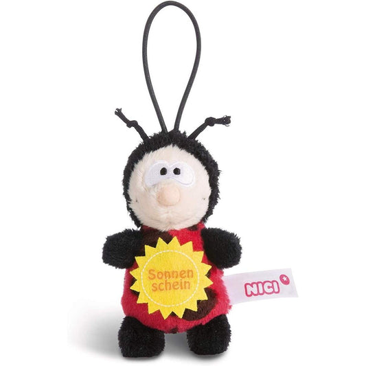 NICI Marienkäfer Plüsch Loop Sonnenschein 8 cm