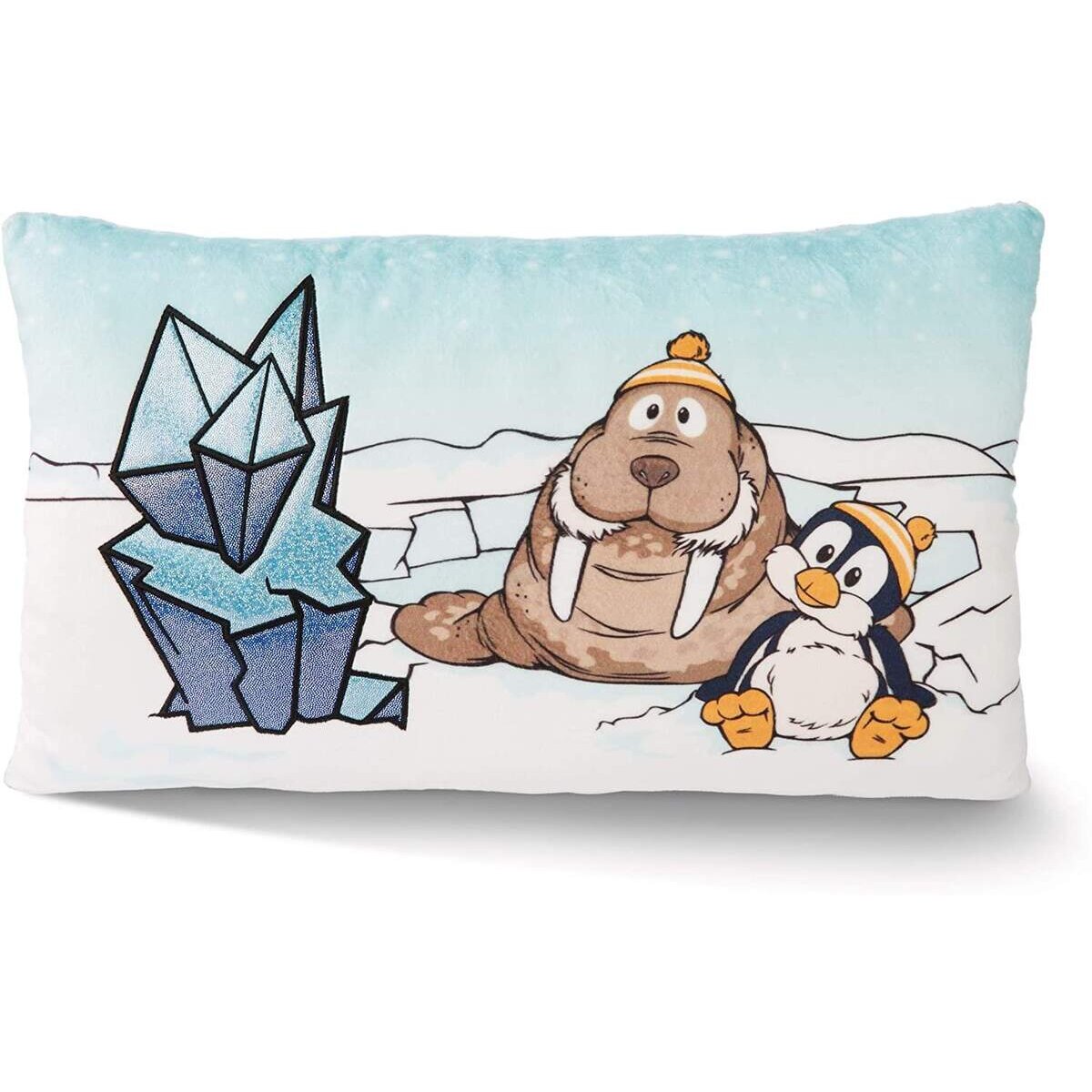NICI Pinguin Peppi und Walross Walbo Wabbel Kissen 43 x 25 cm