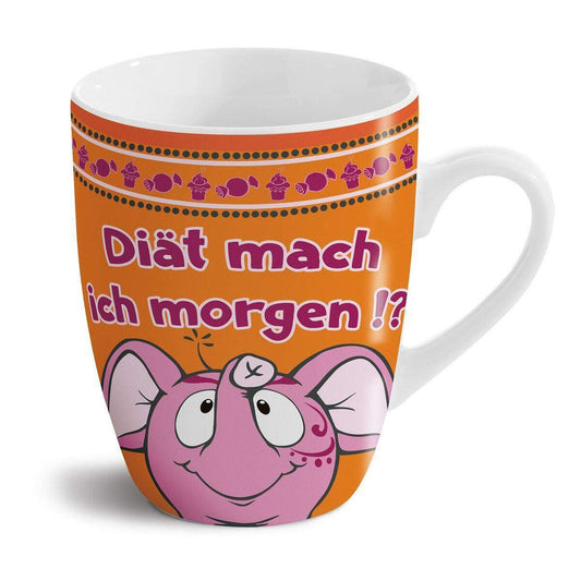 NICI Porzellantasse Diät mach ich morgen