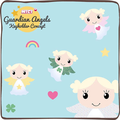 NICI Schlüsselanhänger Schutzengel „Viel Glück“ 9 cm