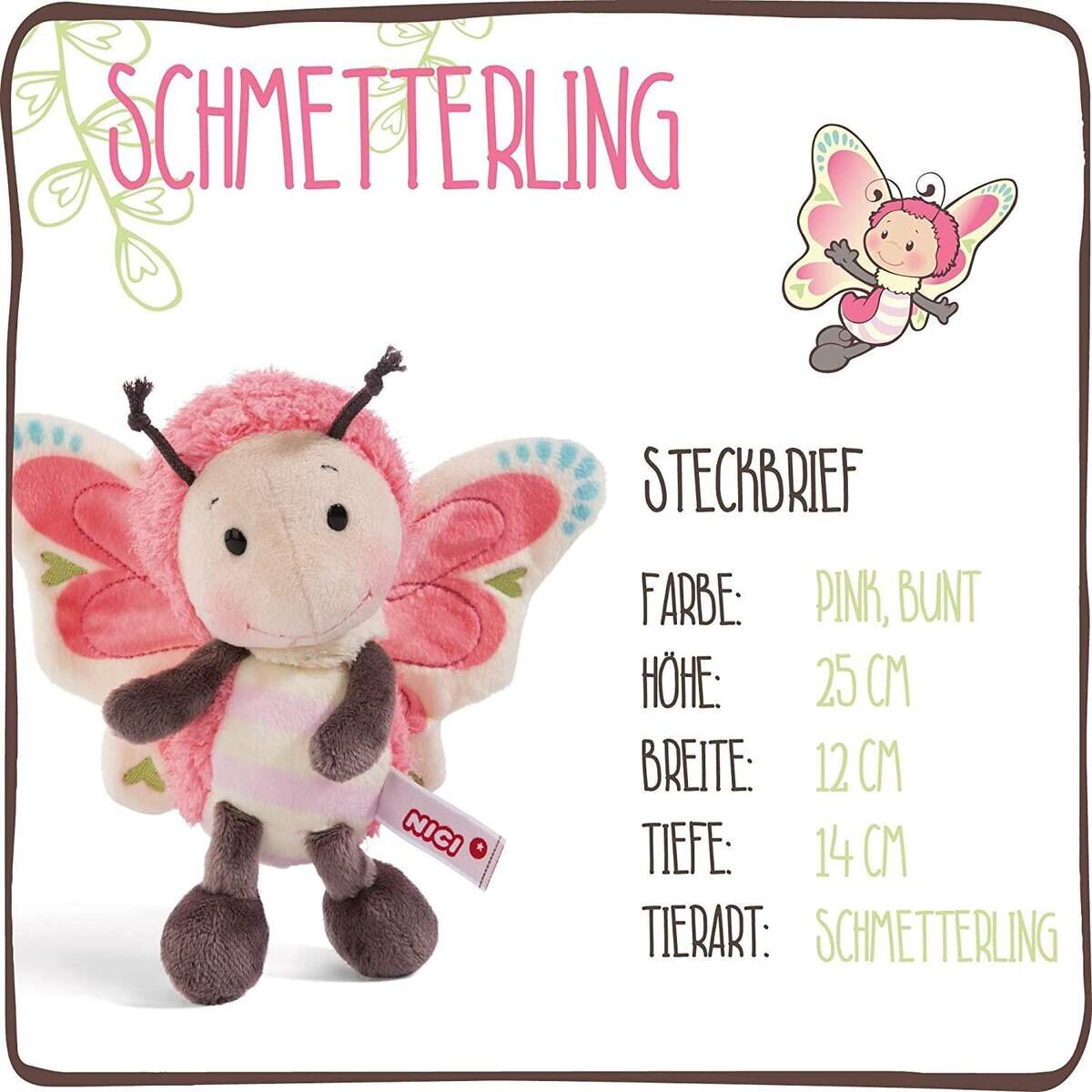 NICI Schmetterling Plüsch, 25 cm