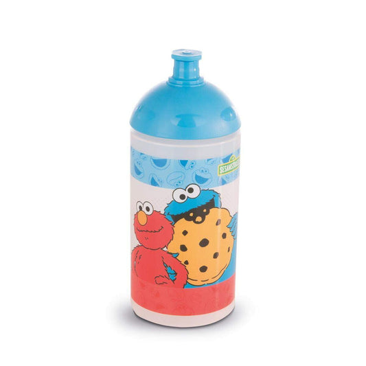 NICI Sesamstraße Trinkflasche mit Krümelmonster und Elmo, 19,5 cm