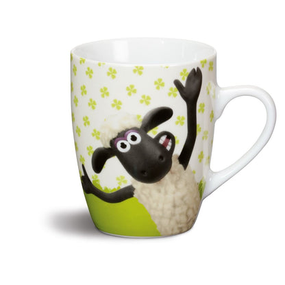 NICI Shaun das Schaf Tasse Shaun mit Kleeblatt