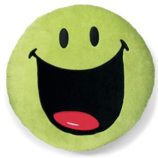 NICI Smiley World Kissen, grün, rund, Ø 35 cm