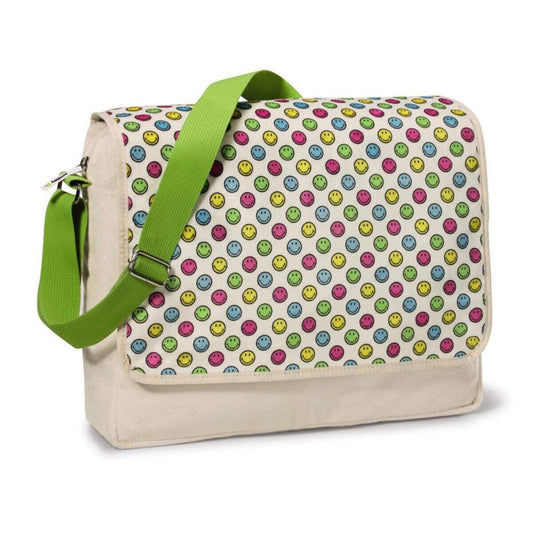 NICI Smiley World Schultertasche Smiley allover, 35,5 x 28 x 9,5 cm