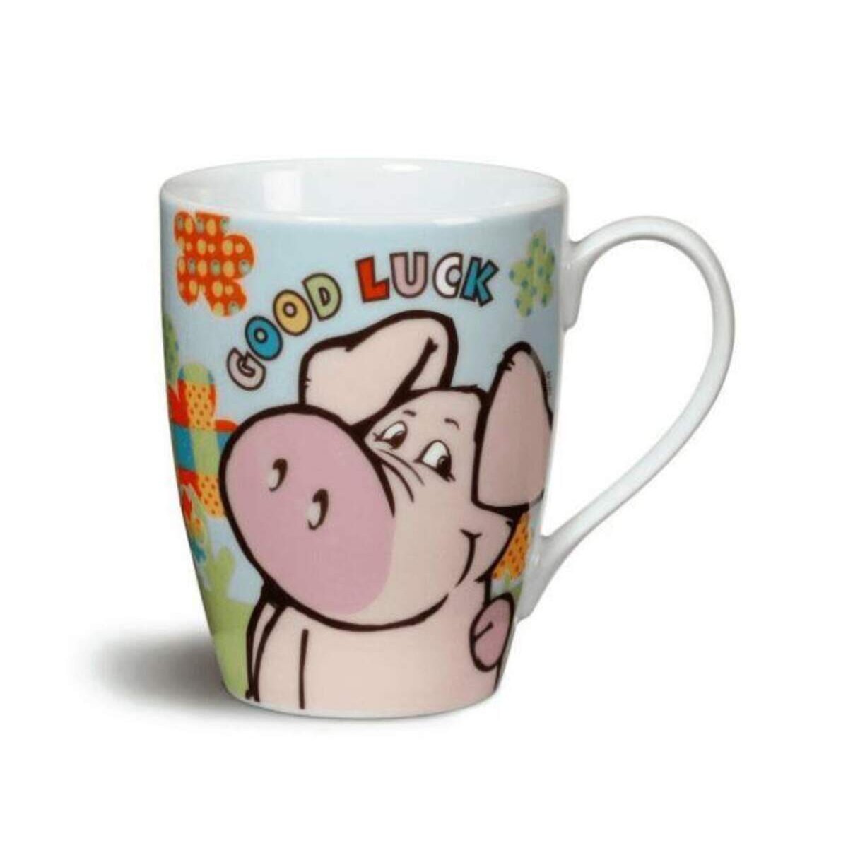 NICI Tasse Schwein "Good Luck" 400 ml