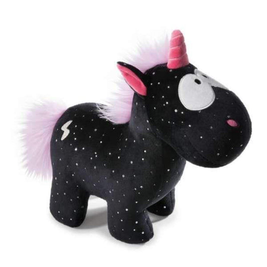 NICI Theodor and Friends Kuscheltier Einhorn Carbon Flash, 13 cm