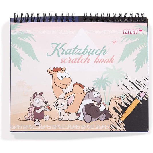 NICI Wild Friends Kratzbuch, 16 Seiten