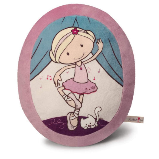 NICI Wonderland 4 Kissen MiniClara, oval, 33 x 38cm