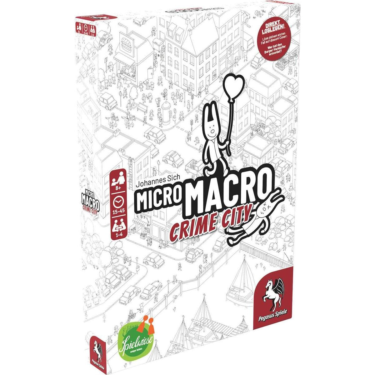 Pegasus MicroMacro Crime City (Edition Spielwiese) - Spiel des Jahres 2021