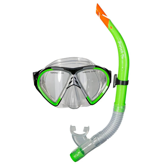 PiNAO Sports Tauchset für Jugendliche Neon Grün