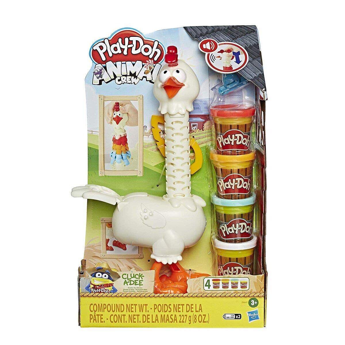 Play-Doh Animal Crew Cluck-a-Dee Verrücktes Huhn