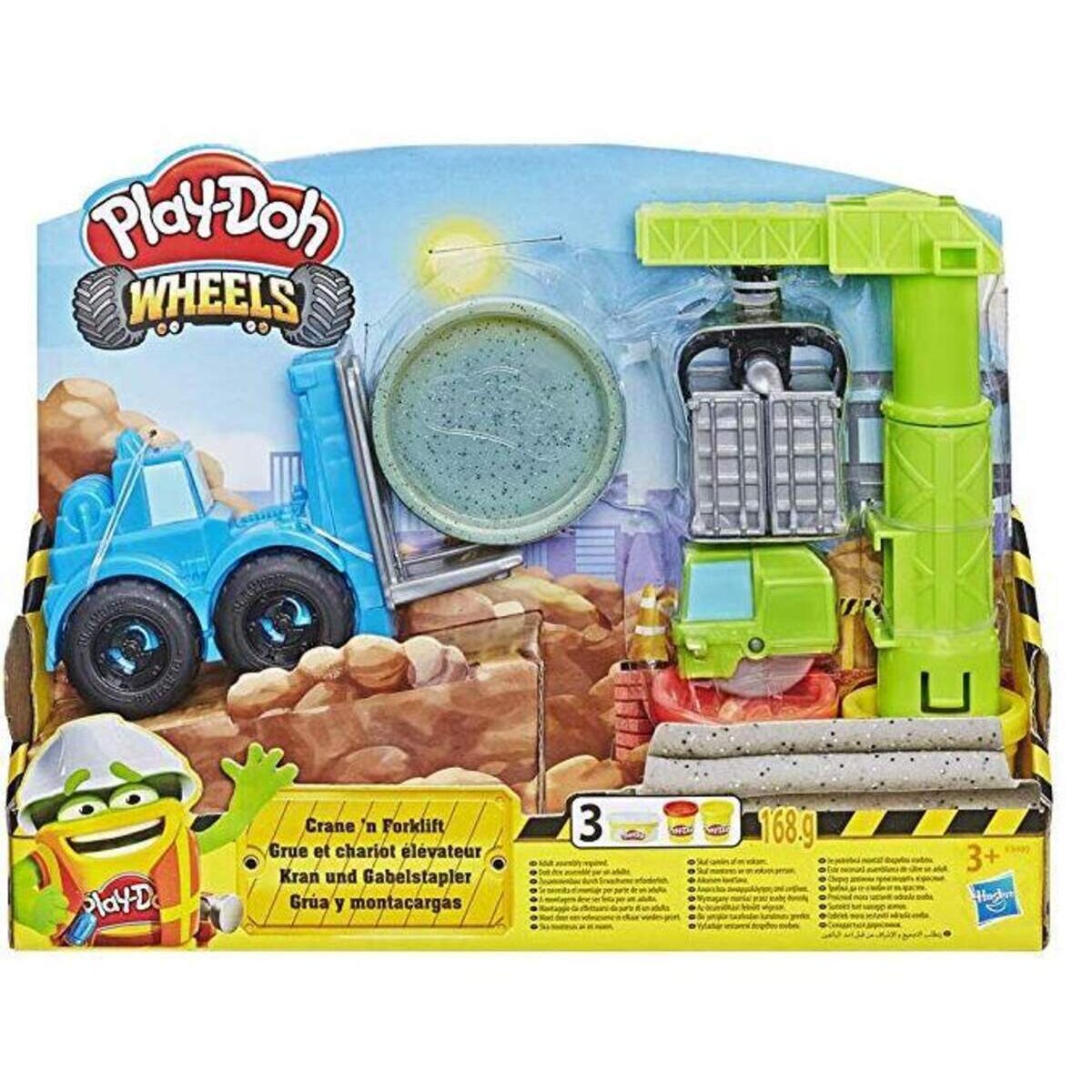 Play-Doh Räder Kran und Gabelstapler