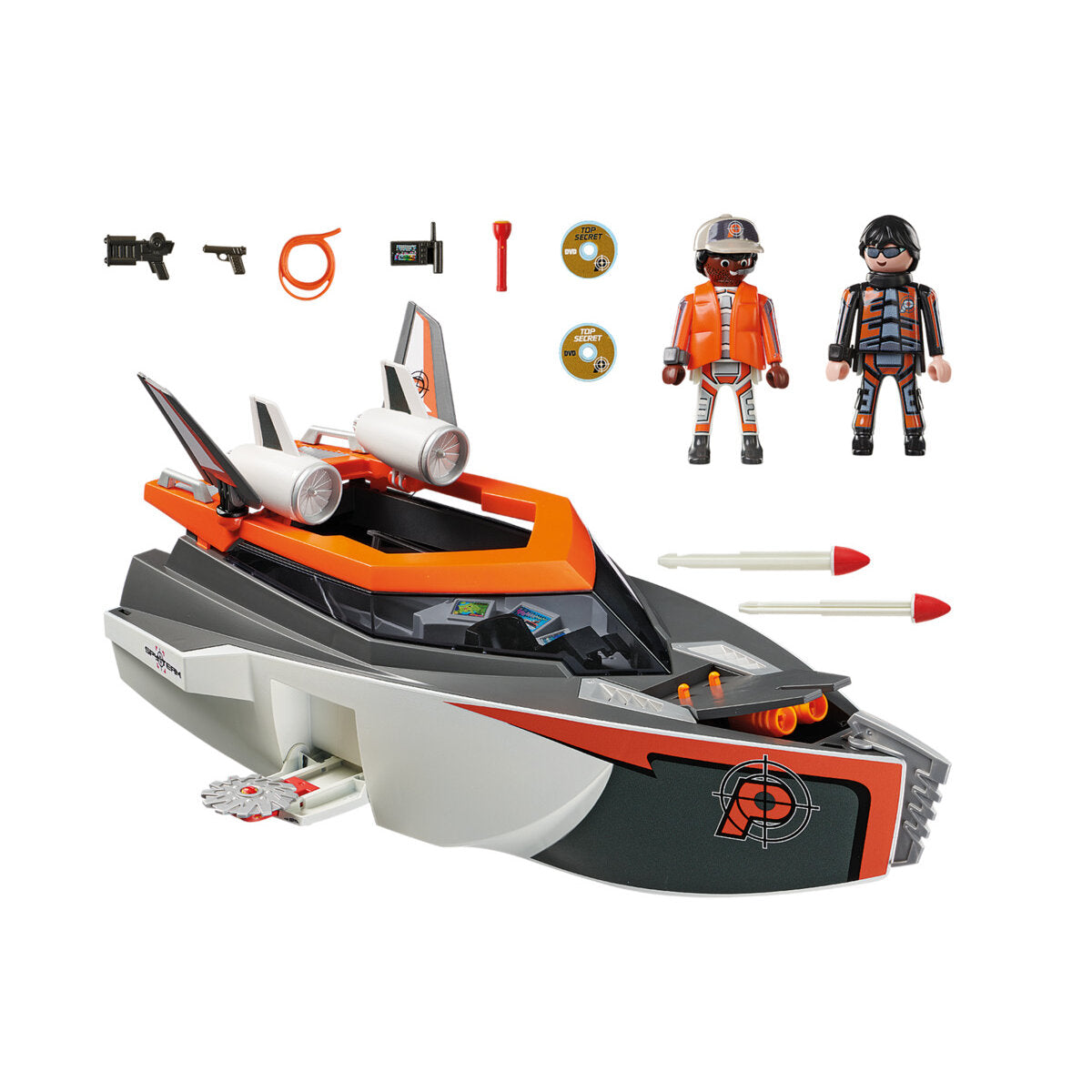 PLAYMOBIL® 70002 Top Agents Spy Team Turboship