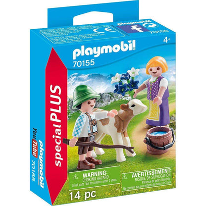 PLAYMOBIL® 70155 Special Plus Kinder mit Kälbchen, bunt