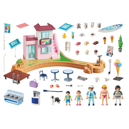 PLAYMOBIL® 70279 Family Fun Eisdiele am Hafen