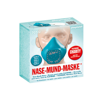 PLAYMOBIL® 70722 - Nase-Mund-Maske Größe L - türkis