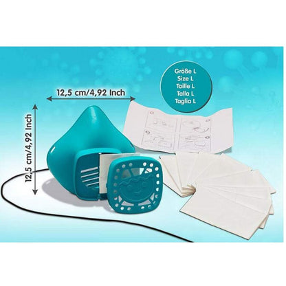 PLAYMOBIL® 70722 - Nase-Mund-Maske Größe L - türkis