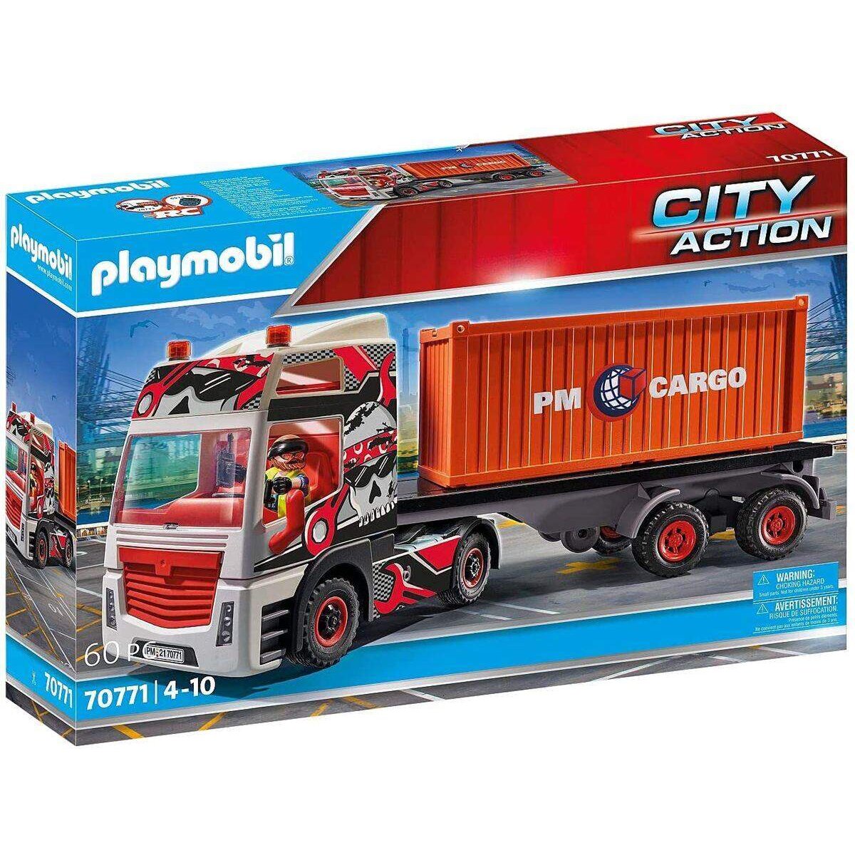 PLAYMOBIL® 70771 City Action LKW mit Anhänger