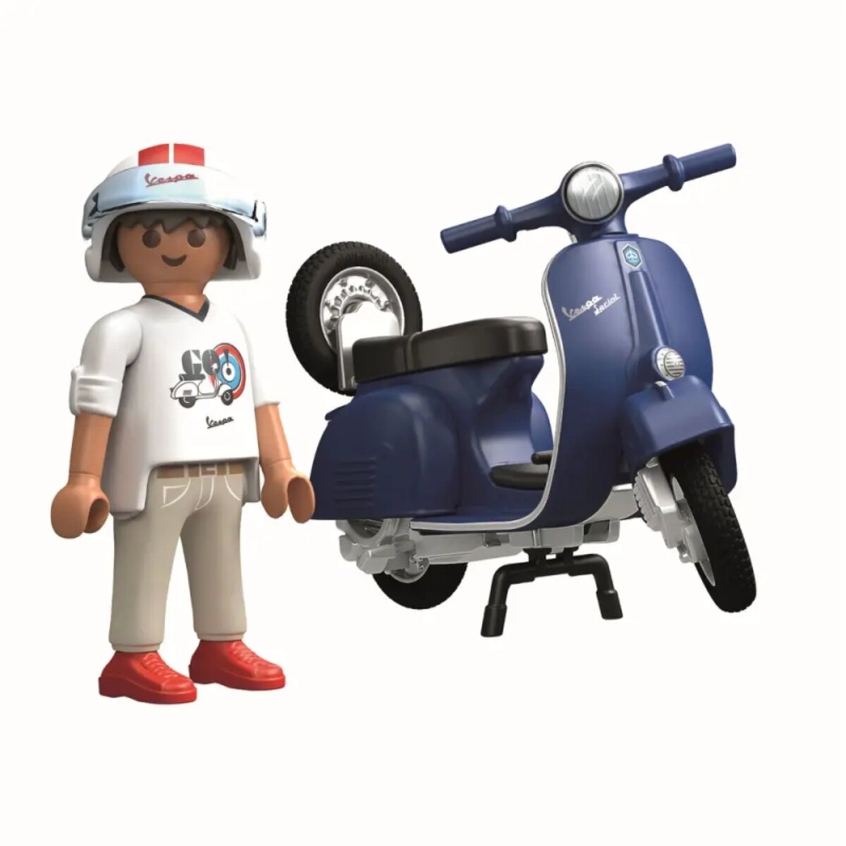 Playmobil 71622 Vespa blau mit FIgur