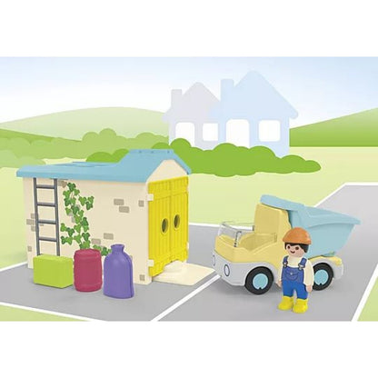 PLAYMOBIL® 71686 JUNIOR: LKW mit Sortiergarage