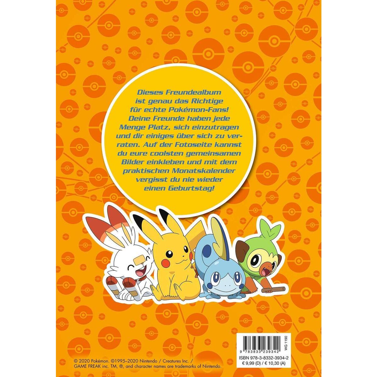 Pokemon Freundebuch Meine Freunde