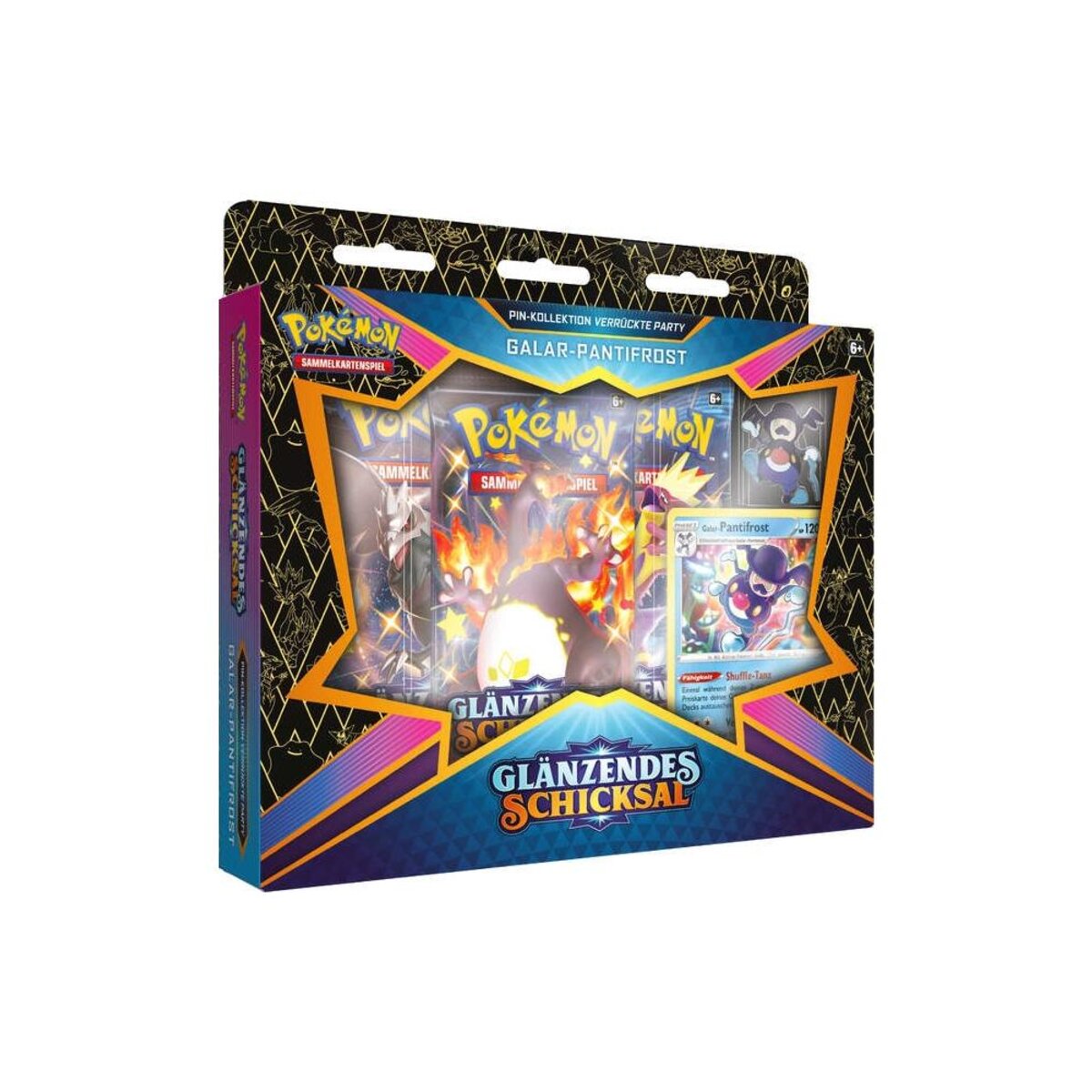 Pokemon Glänzendes Schicksal Verrückte Party Pin Kollektion, 1 Stück, sortiert