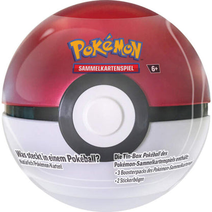Pokemon Tin-Box Pokéball, 6-fach sortiert