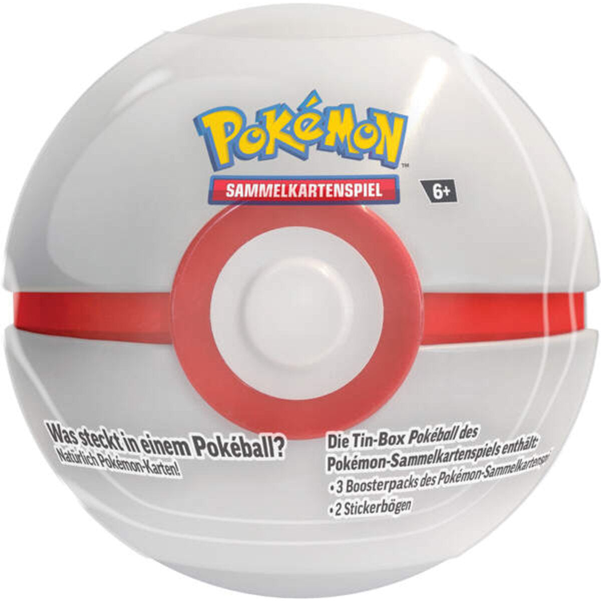 Pokemon Tin-Box Pokéball, 6-fach sortiert
