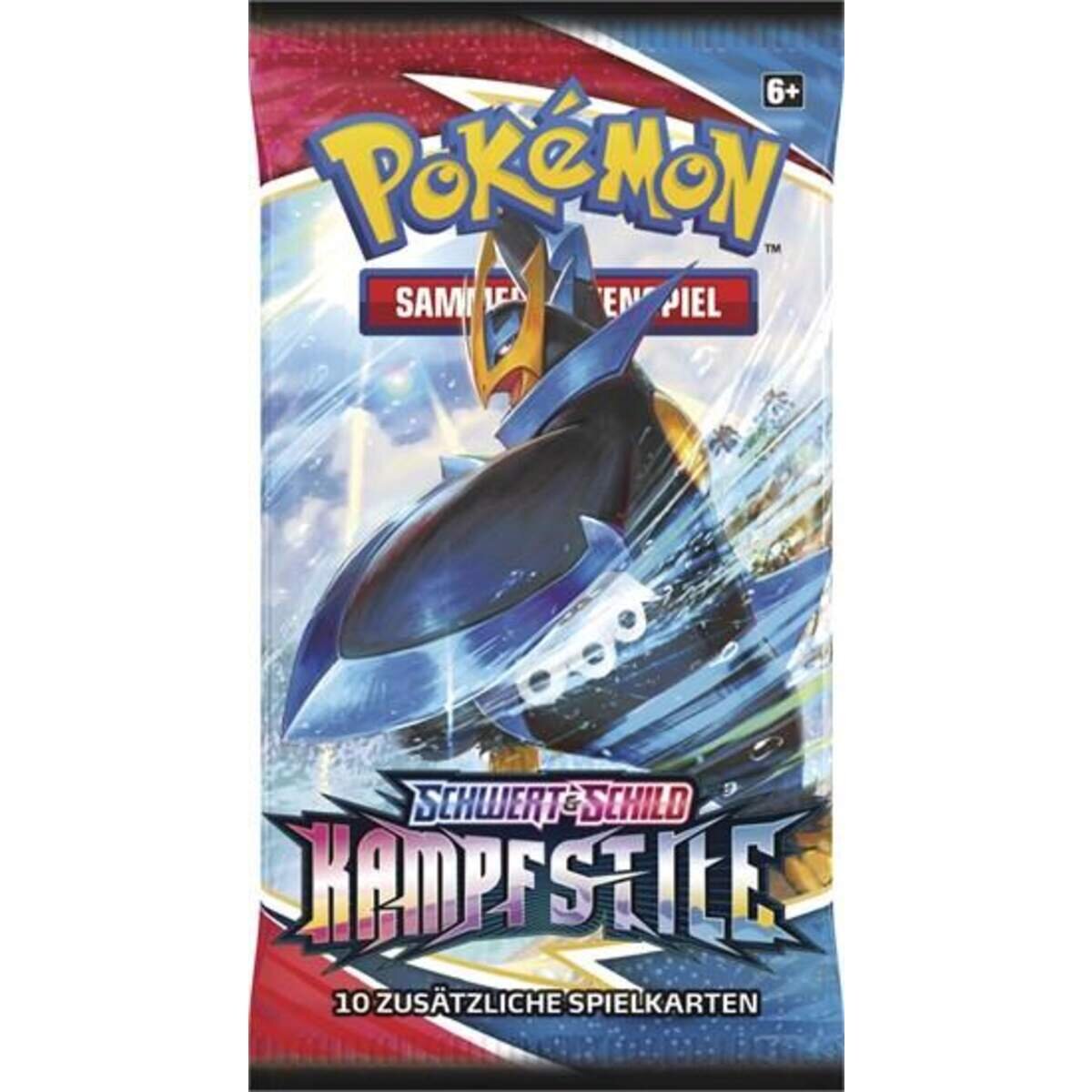 Pokemon Schwert & Schild - Kampfstile 1 Booster, 4-fach sortiert