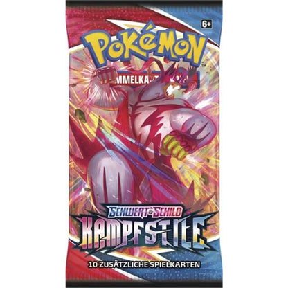 Pokemon Schwert & Schild - Kampfstile 1 Booster, 4-fach sortiert