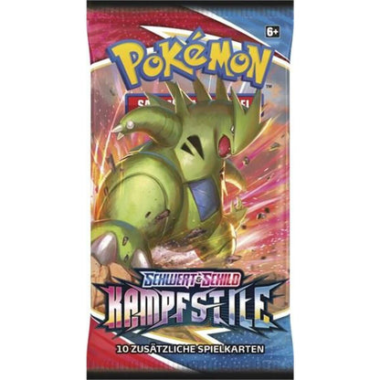 Pokemon Schwert & Schild - Kampfstile 1 Booster, 4-fach sortiert