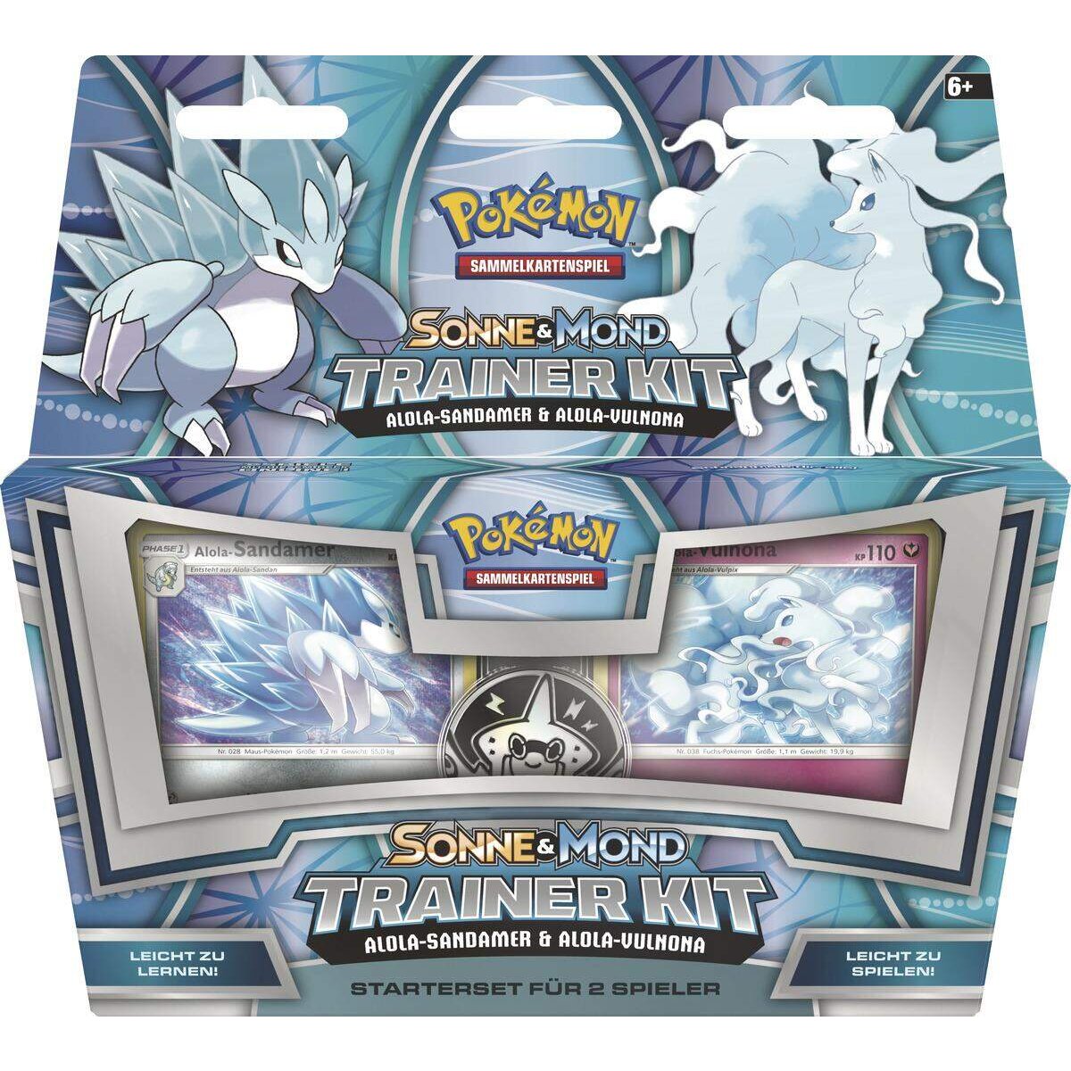 Pokemon Sonne & Mond Trainer Kit 11 Alola-Sandamer & Alola-Vulnona