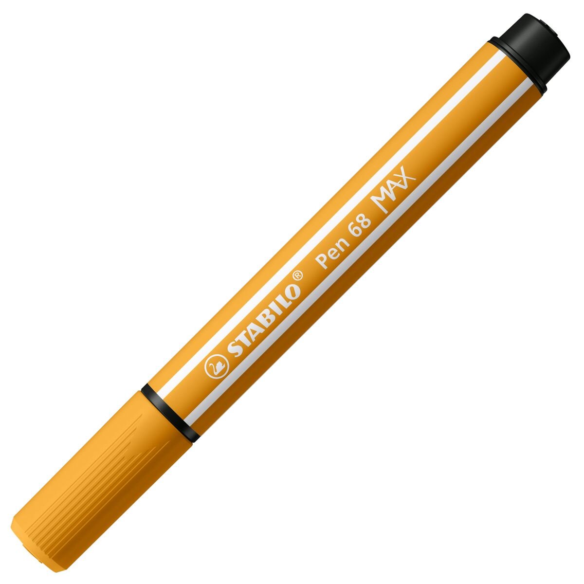 Premium-Filzstift mit dicker Keilspitze - STABILO Pen 68 MAX - Einzelstift - orange