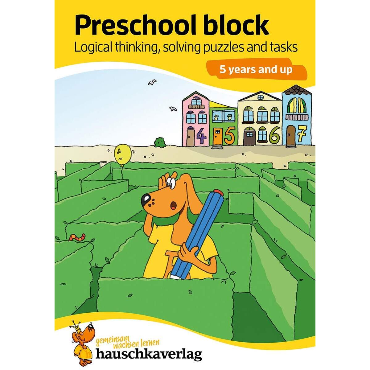 Preschool  block - Logical thinking, solving puzzles and tasks 5 years and up, A5-Block